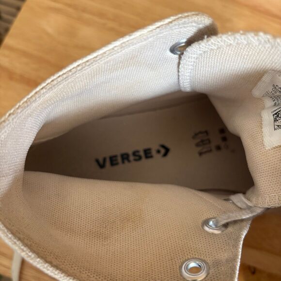 Converse Chuck Taylor All Star White Lift Platform High Top Sneakers Size 10 - Picture 7 of 9